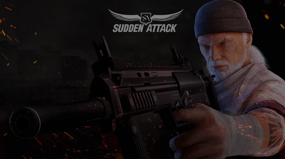 Playing image of FPS game (Sudden Attack)